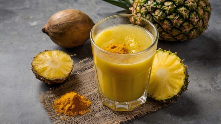Pineapple Turmeric Detox Juice