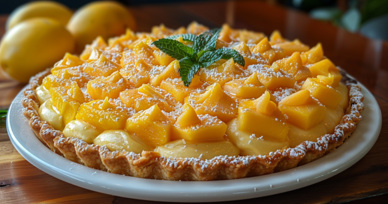 Mango Coconut Cream Pie