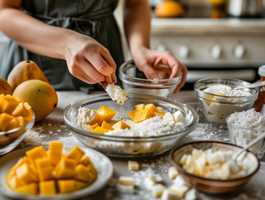 Mango Coconut Cream Pie