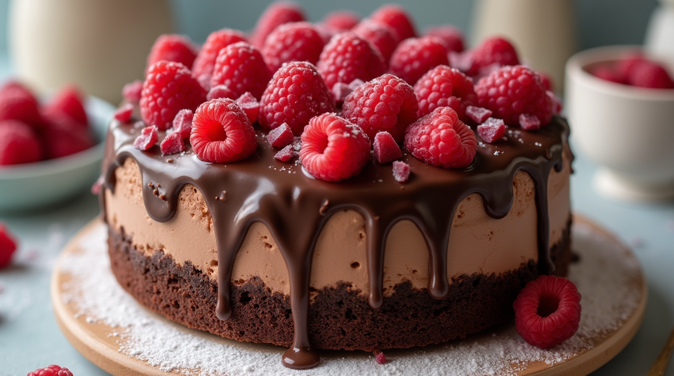 Chocolate Raspberry Cake