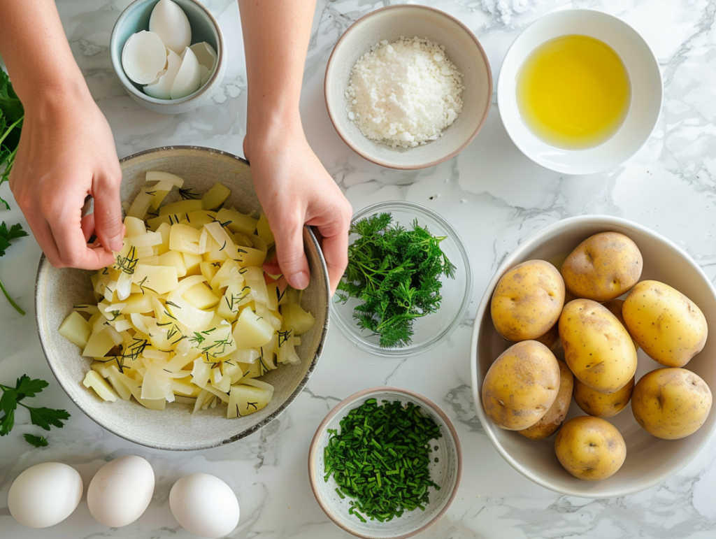 Savory Passover Potato Pie