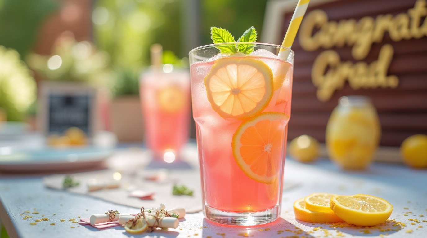 Refreshing Pink Lemonade Spritz