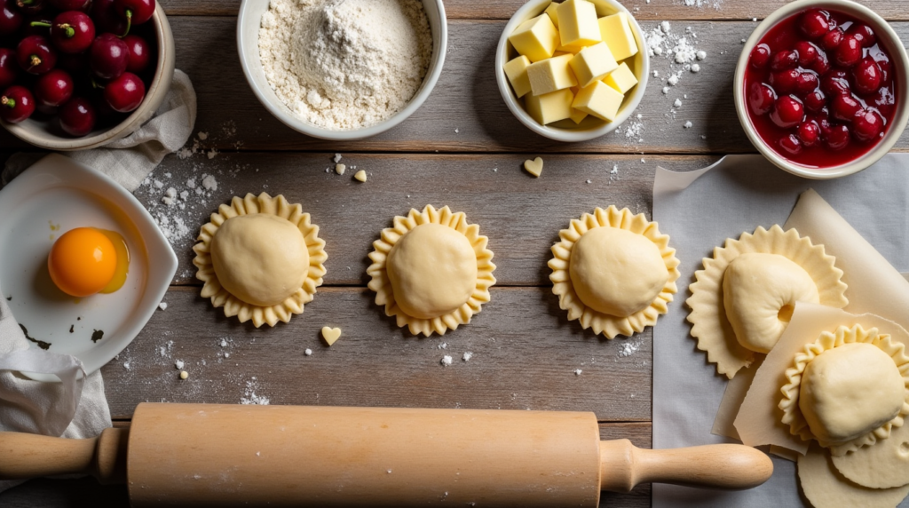 cherry hand pies step by step