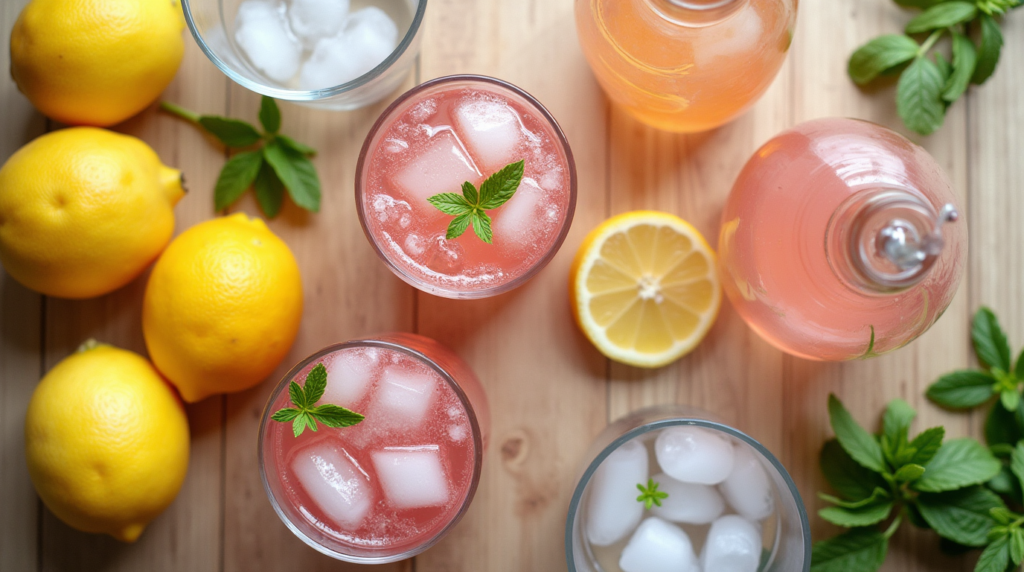 Refreshing Pink Lemonade Spritz