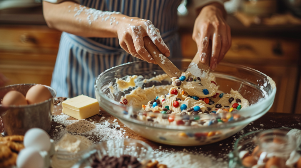 M&M Cookie Bars