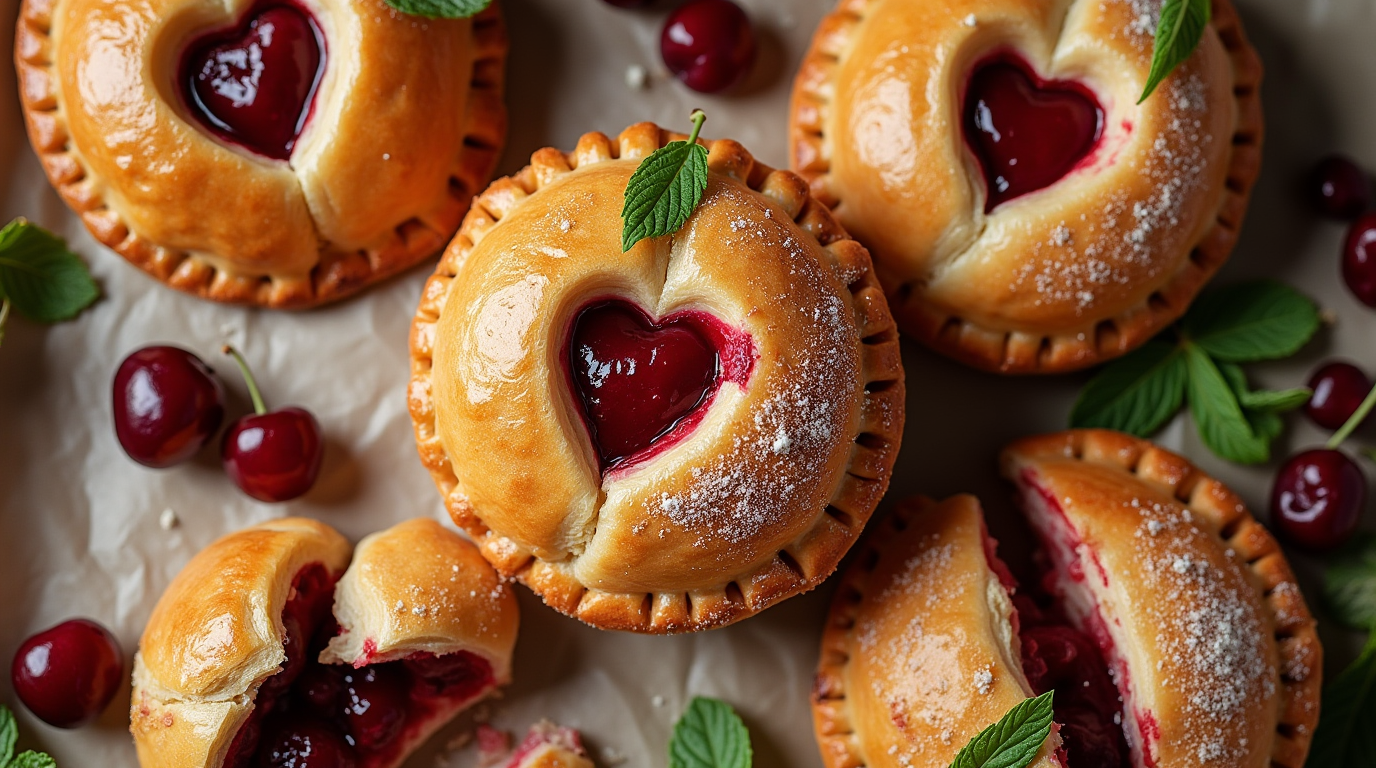 Cherry hand pies