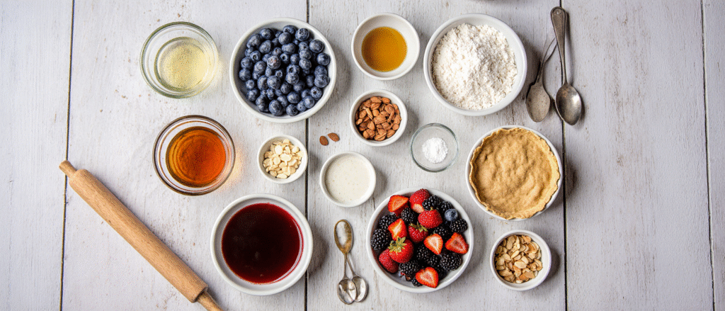 Vegan Berry Almond Tartlets