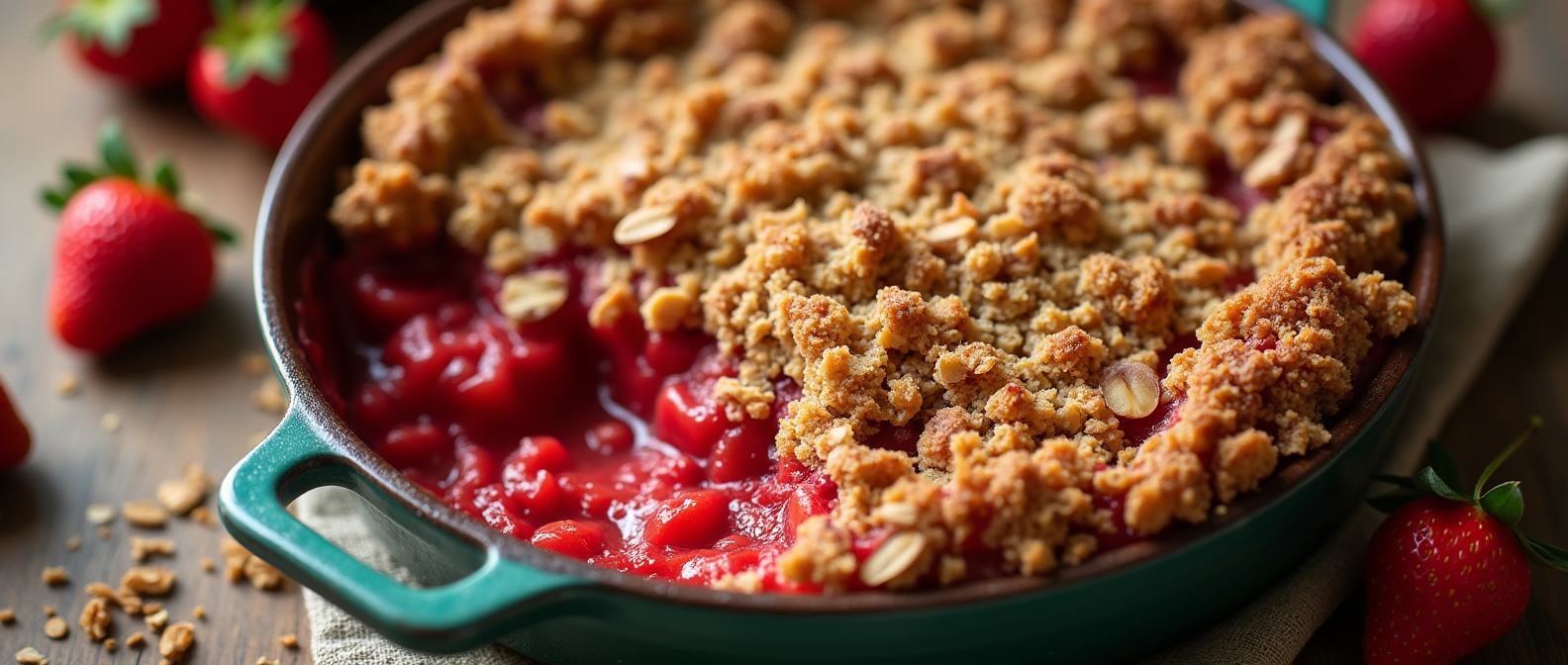 Strawberry-Rhubarb Crisp