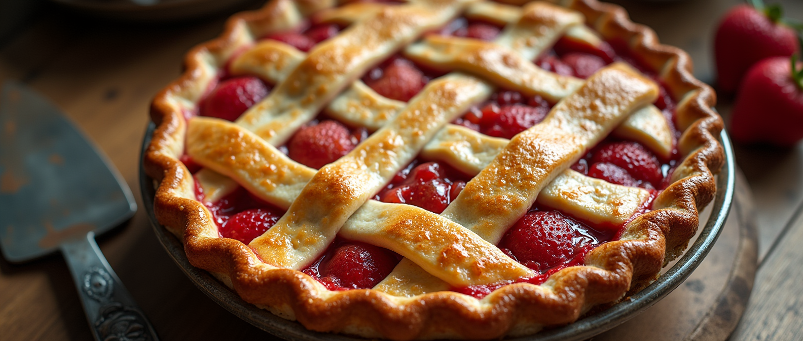 Strawberry-Rhubarb Pie