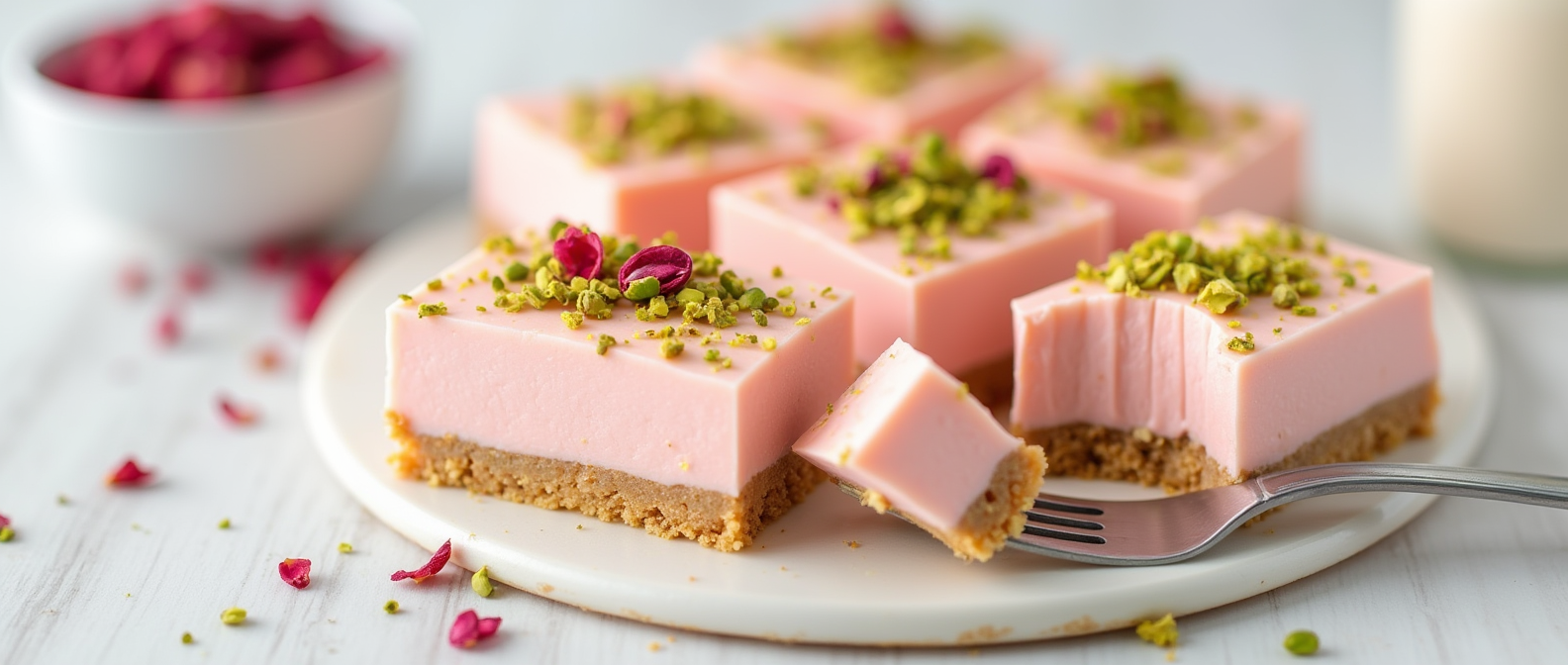 Rosewater Pistachio Delight Recipe